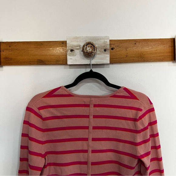 Grey/Ven x Revolve Gemma Ribbed Cardigan in Bayaderre Stripe - Picture 10 of 13